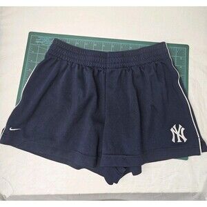 Nike New York NY Yankees Shorts Womens Size Medium Blue